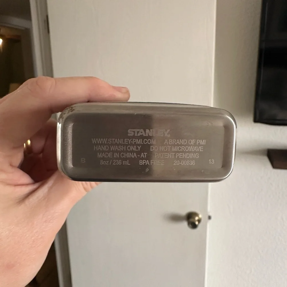 Stanley Hammertone green hip flask EUC - Picture 6 of 7